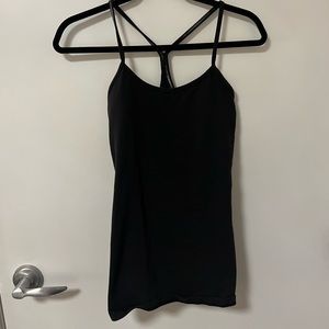 Lululemon black racerback workout tank top